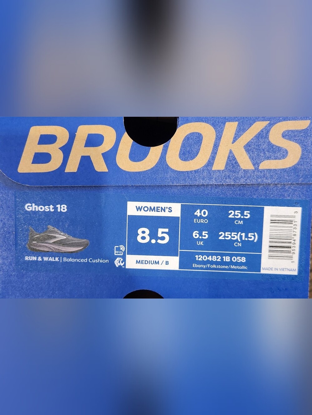 Brooks Ghost 18 Running Shoes Womens Size 8.5 - Picture 13 of 13